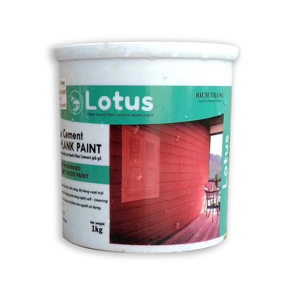 Sơn giả vân gỗ Sơn Lotus phủ màu