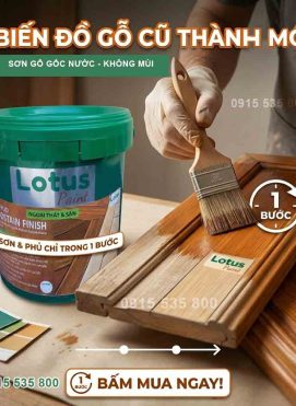 Thi công sơn gỗ xưởng gỗ hay tự sơn gỗ tại nhà cực dễ - lau quét hay phun đều đẹp
