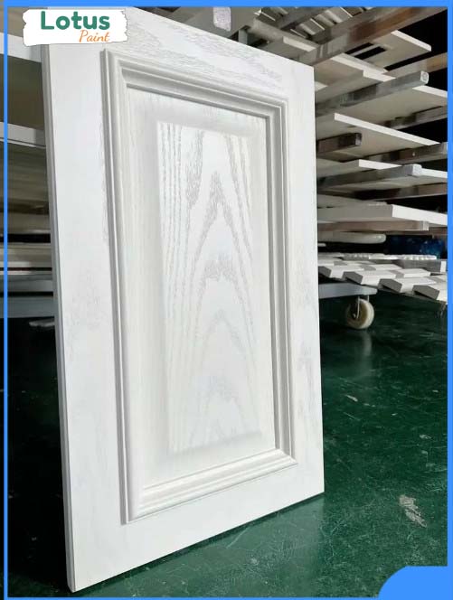 Ứng dụng thực tế của Lotus Wood Paint sơn phủ màu gỗ đơn sắc