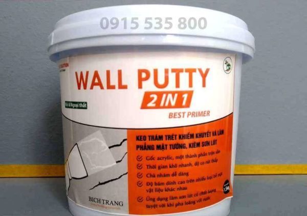 Bột trét tường chuyên dụng có khả năng kháng kiềm sẽ là lựa chọn hợp lý ... sơn lót chống kiềm, để sơn khô