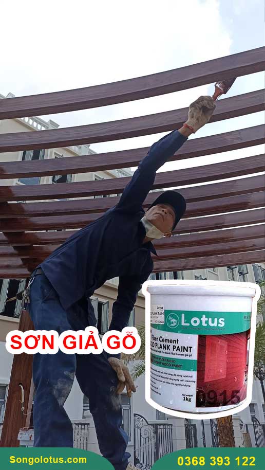 4 Cách chọn Bảng màu sơn giả gỗ cho kim loại cửa sắt Lotus