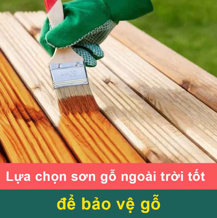 Lựa chọn sơn gỗ ngoài trời tốt để bảo vệ gỗ 2024