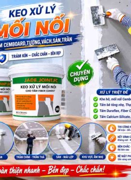 Keo xử lý mối nối tấm cemboard,tường,vách, sàn, trần 5kg
