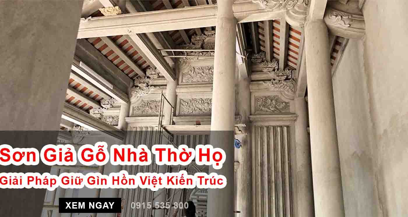 Sơn Giả Gỗ Nhà Thờ Họ 1 Giải Pháp Giữ Gìn Hồn Việt Kiến Trúc