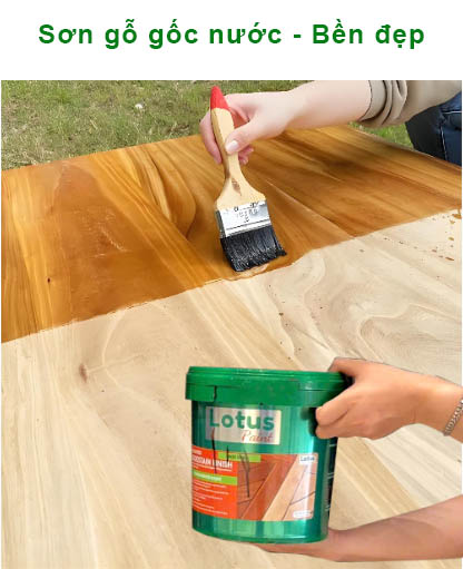 Vai trò của của sơn gỗ gốc nước trong xu hướng