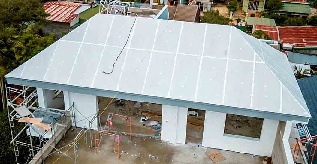 Trét ấn lấp đầy keo xử lý mối nối tấm cemboard ngoài trời vao khoảng hở chữ V giữa 2 tấm Trét ấn lấp đầy keo xử lý mối nối tấm cemboard ngoài trời vao khoảng hở chữ V giữa 2 tấm